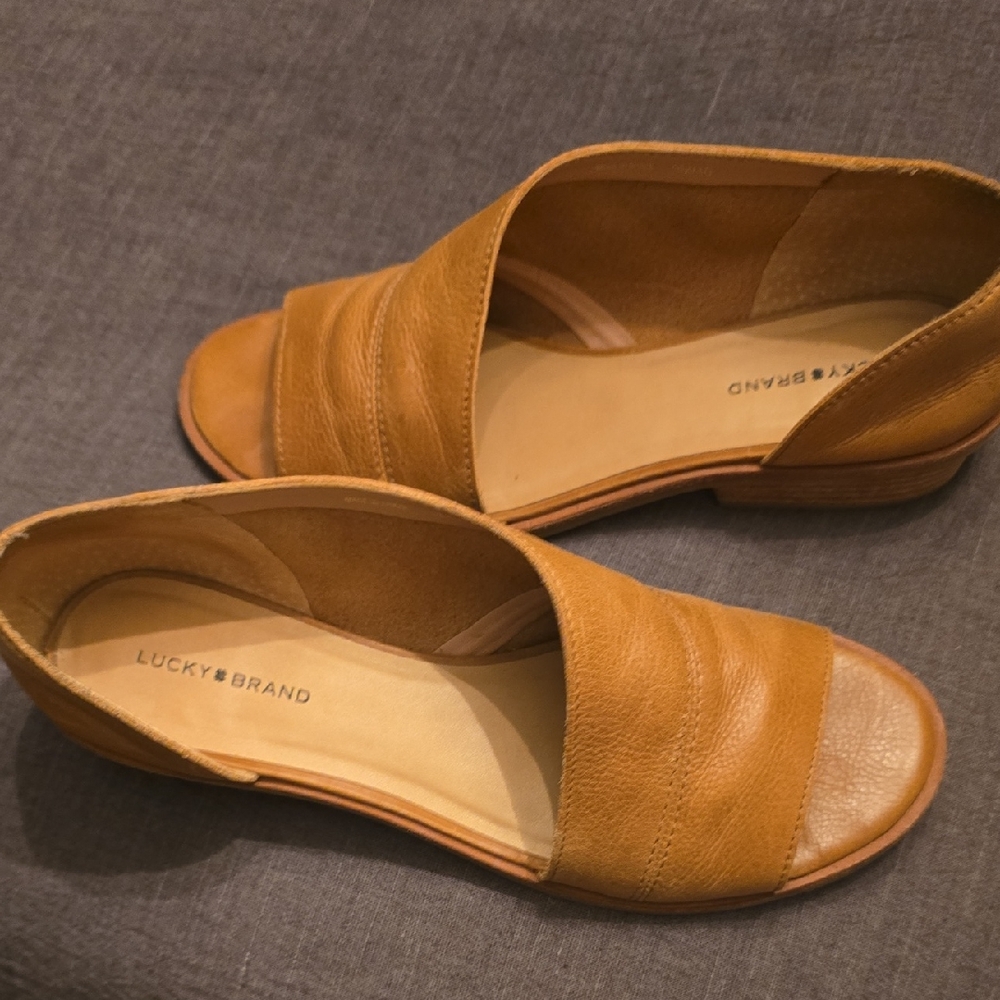 Lucky Brand Brown Leather Footwear
